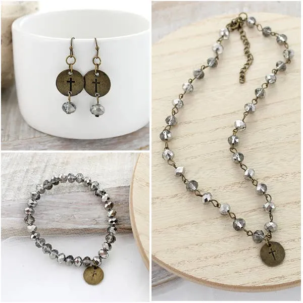 Crystal & Cross Jewelry