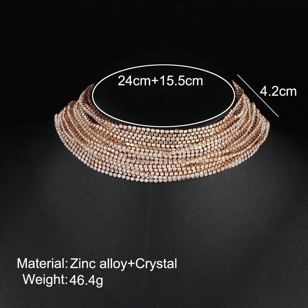 Ice Crystals - Chocker Necklace