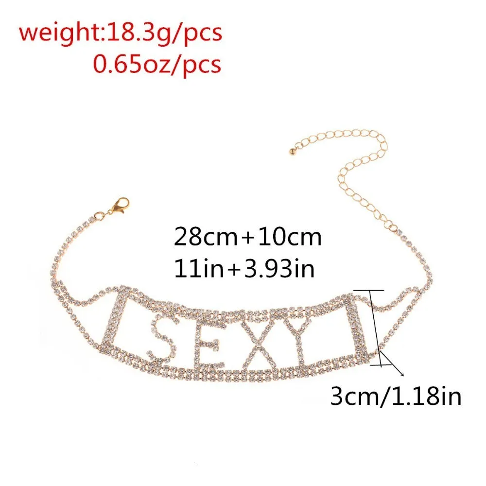 Liliana Fashion Rhinestone Choker Necklace