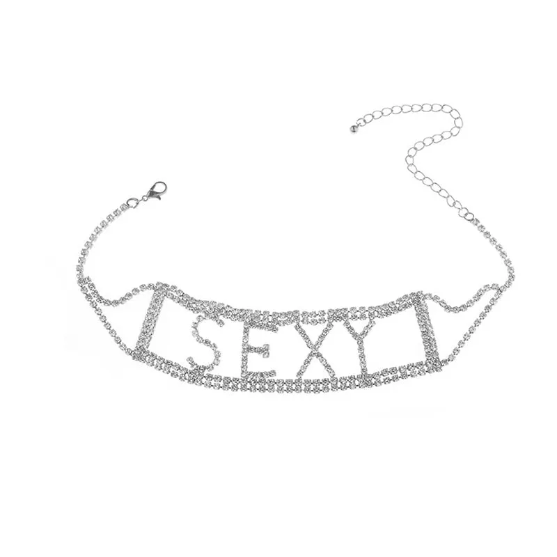 Liliana Fashion Rhinestone Choker Necklace