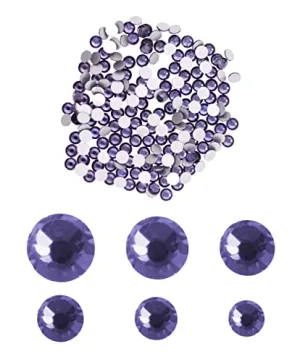 Mandala Crafts 1200 Flatback Rhinestones for Nail Gems Face Gems, Flatback Rhinestones for Crafts, Round Flat Back Rhinestones Gems 1.5mm 2mm 2.5mm 3mm 4mm 5mm