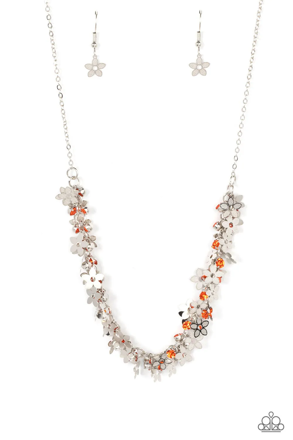 Necklaces Fearlessly Floral - Orange