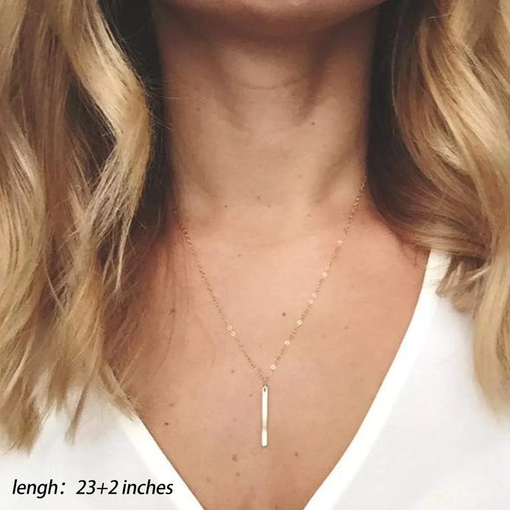 Turandoss Gold Layered Necklaces for Women - 14K Gold Plated Handmade Multilayer Bar Pearls Coin Disc Moon Butterfly Medallion Adjustable Dainty Layered Choker Necklaces for Women Jewelry