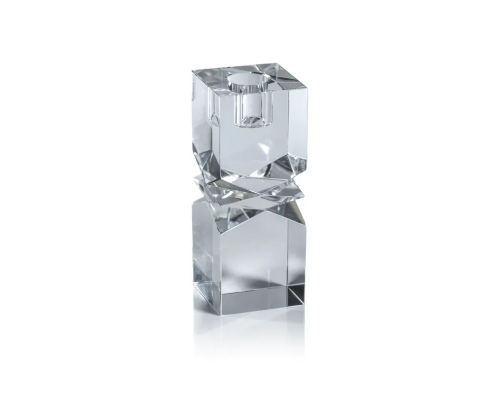Vienna Artistry Crystal Candle Holder - Short