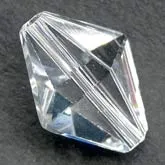 Vintage Swarovski® crystal diamond bicone art 5121. 15x12mm. Pkg of 1. b11-cr-0500(e)